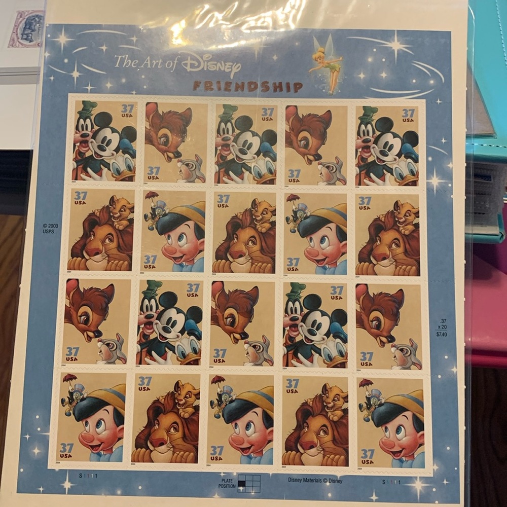 Disney Friendship Stamps (20 x .37)